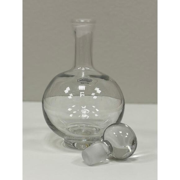 Lovely Blenko Clear Glass Decanter - Perfect Home Decor KT150 - Picture 3 of 4